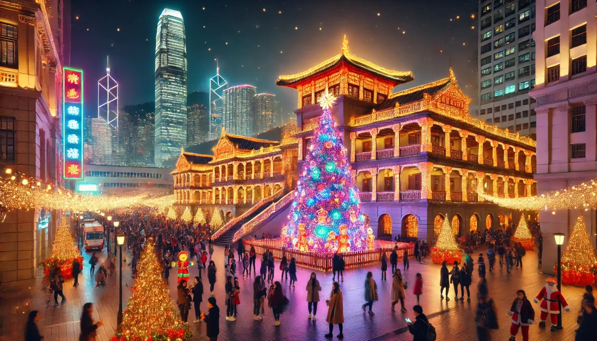 Hong Kong Christmas Lights: A Backpacker's Festive Adventure
