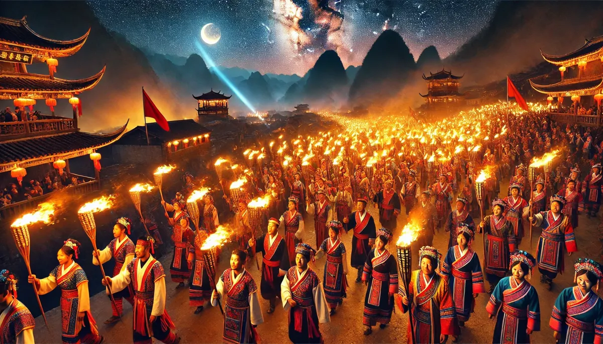 Experience the Unforgettable Magic of the Yi People's Torch Festival in Liangshan, China